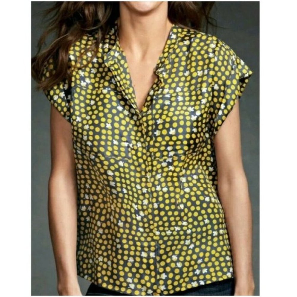 Cabi | Printed Silk Blouse